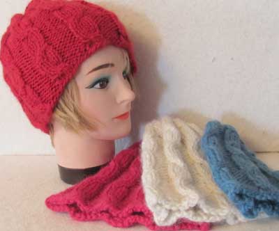 Baby Alpaca Grande Cabled Hat Kit