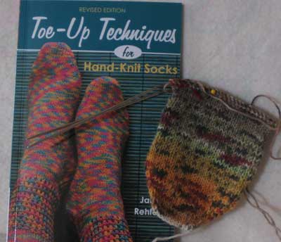Toe -Up Techniques for Hand - Knit Socks by Rehfeldt