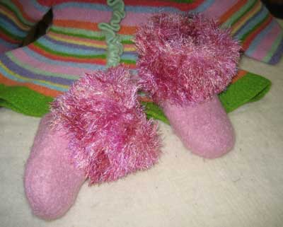 Felted Alpine Boots- Children's