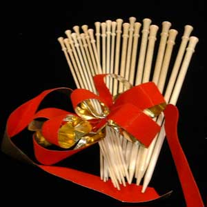 Brittany Art Deco Birch 10 inch Knitting Needles Brittany Art Deco Birch 10 inch Knitting Needles