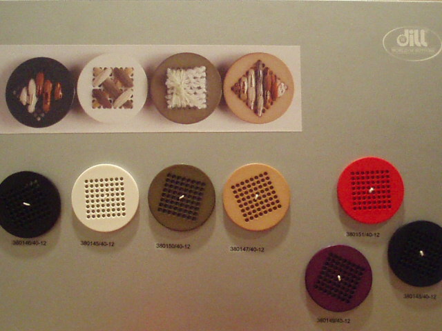Decorated Cross Stitch/ Needplepoint Button