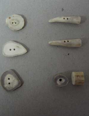 Antler Buttons and Beads