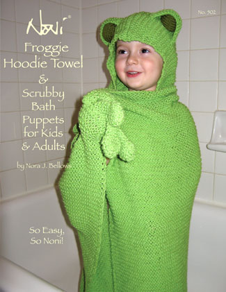 Froggy Towel and Bath Puppets