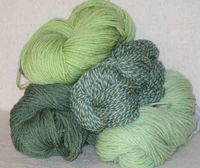 Shepherd's Wool - Light Greens Shepherd's Wool - Light Greens