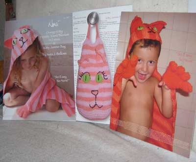 Orange Kitty Hoodie Towel and Blanket