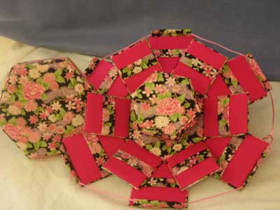 Victorian Sewing Box Kit- Pink and Rose Mums