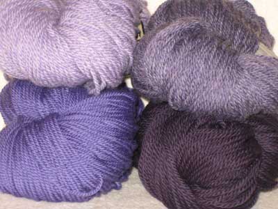 Shepherd's Wool - Purples Shepherd's Wool - Purples