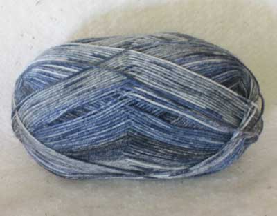 Step - Stripes in shades of Denim