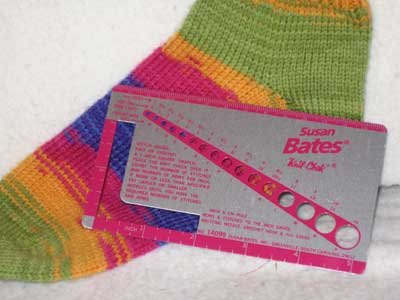 Knit Check Gauge - Click Image to Close