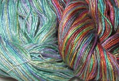 Duke Silk Yarn in Soft Pastel Tones Duke Silk Yarn in Soft Pastel Tones