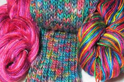 Duke Silk in Hand dyed colors Duke Silk in Hand dyed colors
